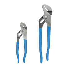 Channellock 2 Piece Tongue and Groove Pliers Set - 9.5-Inch  6.5-Inch | Straight Jaw Groove Joint Pliers | Laser Heat-Treated 90 Teeth| Forg