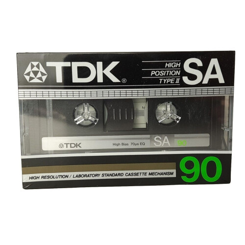 TDK SA 90 λεπτών Super High Resolution Type II Κασέτα ήχου