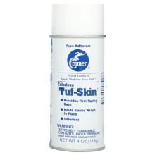 Cramer TufSkin Taping Base for Athletic Tape  Adherent for Kinesiology Tape  Gymnastics Leotards  Aerial Silks  and Kinetic Tap