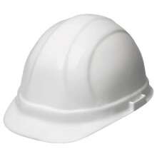 ERB 19131 Schutzhelm im Omega II-Kappenstil mit Schiebeverschluss, wei