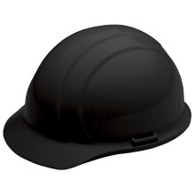 ERB 19371 Schutzhelm im Americana-Cap-Stil mit Mega-Ratsche, Schwarz