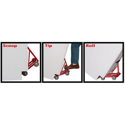 Fastcap SPEEDOLLIE 250-Pound Capacity Speed-Dolly  Red 2