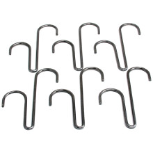 Enclume Doppelebenen-Haken-Set, 6 Stck, zur Verwendung mit Topfregalen aus gehmmertem Stahl