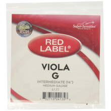 Super Sensitive Red Label Viola G String 14"" Intermediate