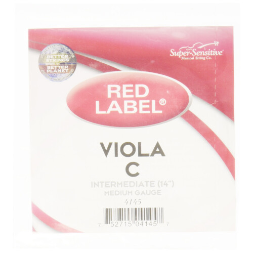 Inne Super Sensitive Red Label Viola C String 14"""" Posredni 1