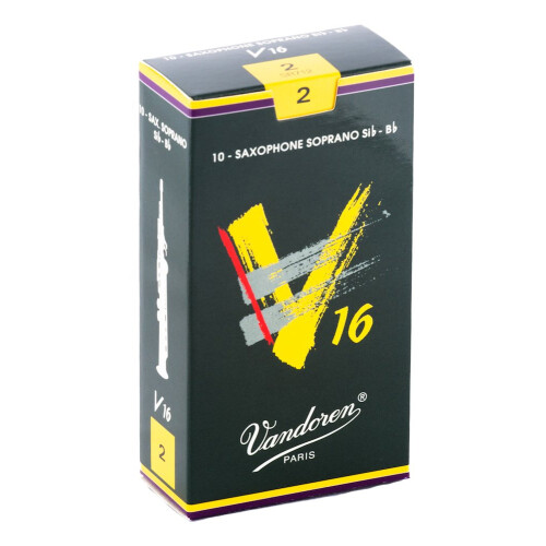 Vandoren SR712 Σαξόφωνο Σοπράνο V16 Ρίγες Δύναμη 2; Κουτί 10