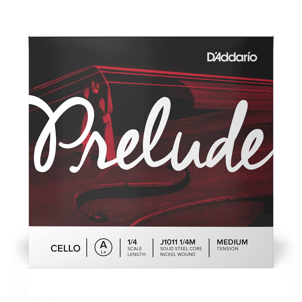 D'addario Prelude Cello Enkele A-Snaar 1/4 Schaal Medium Spanning-image