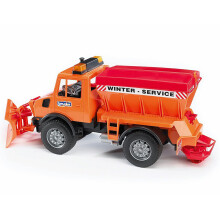 Bruder 02572 MB Unimog z pługiem śnieżnym