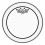 Pelle per tamburo trasparente Remo Pinstripe - 8 pollici 1