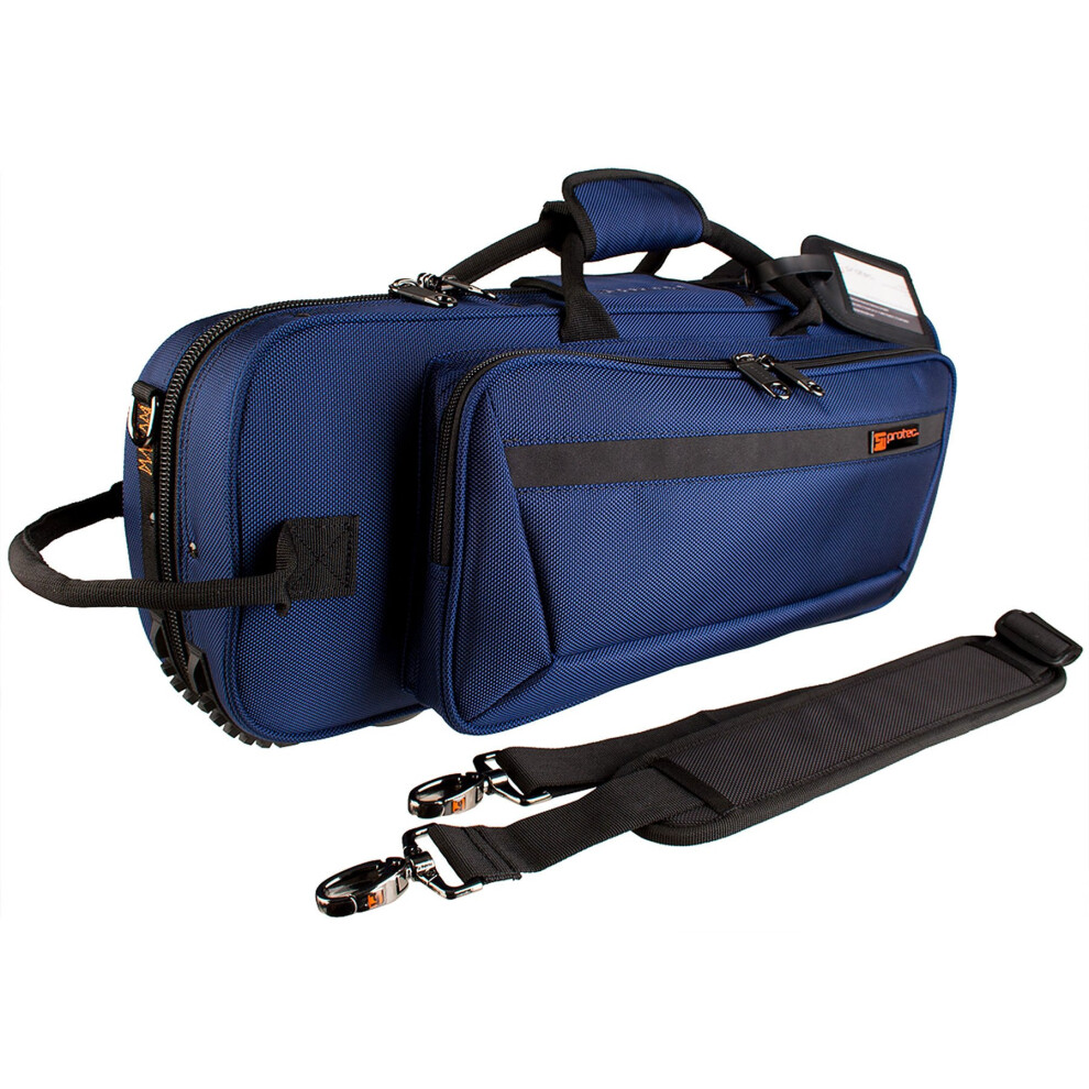 Protec Trumpet Contoured PRO PAC Case Blue Model PB301CTBX