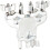 Gibraltar SC-4429 3 Hole Platform Mount Mount 1
