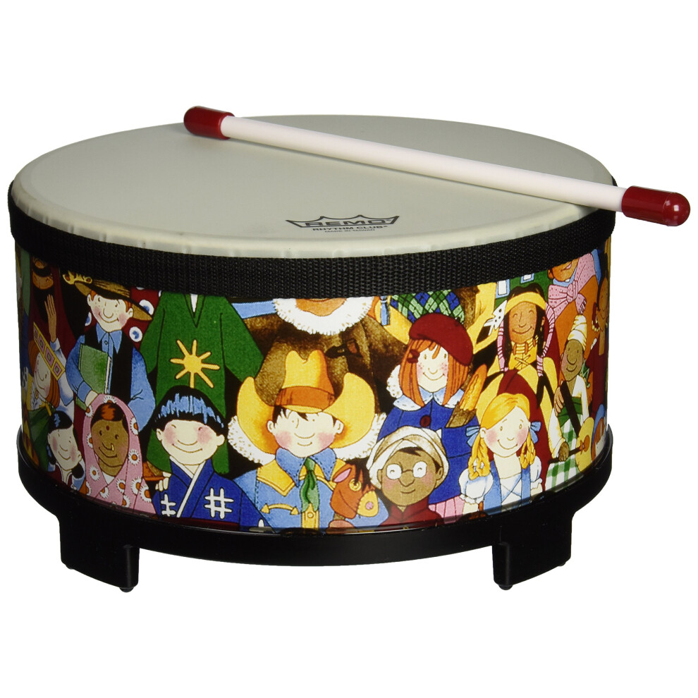 Remo RH-5010-00 Rhythm Club Floor Tom Drum - Rhythm Kids 10""