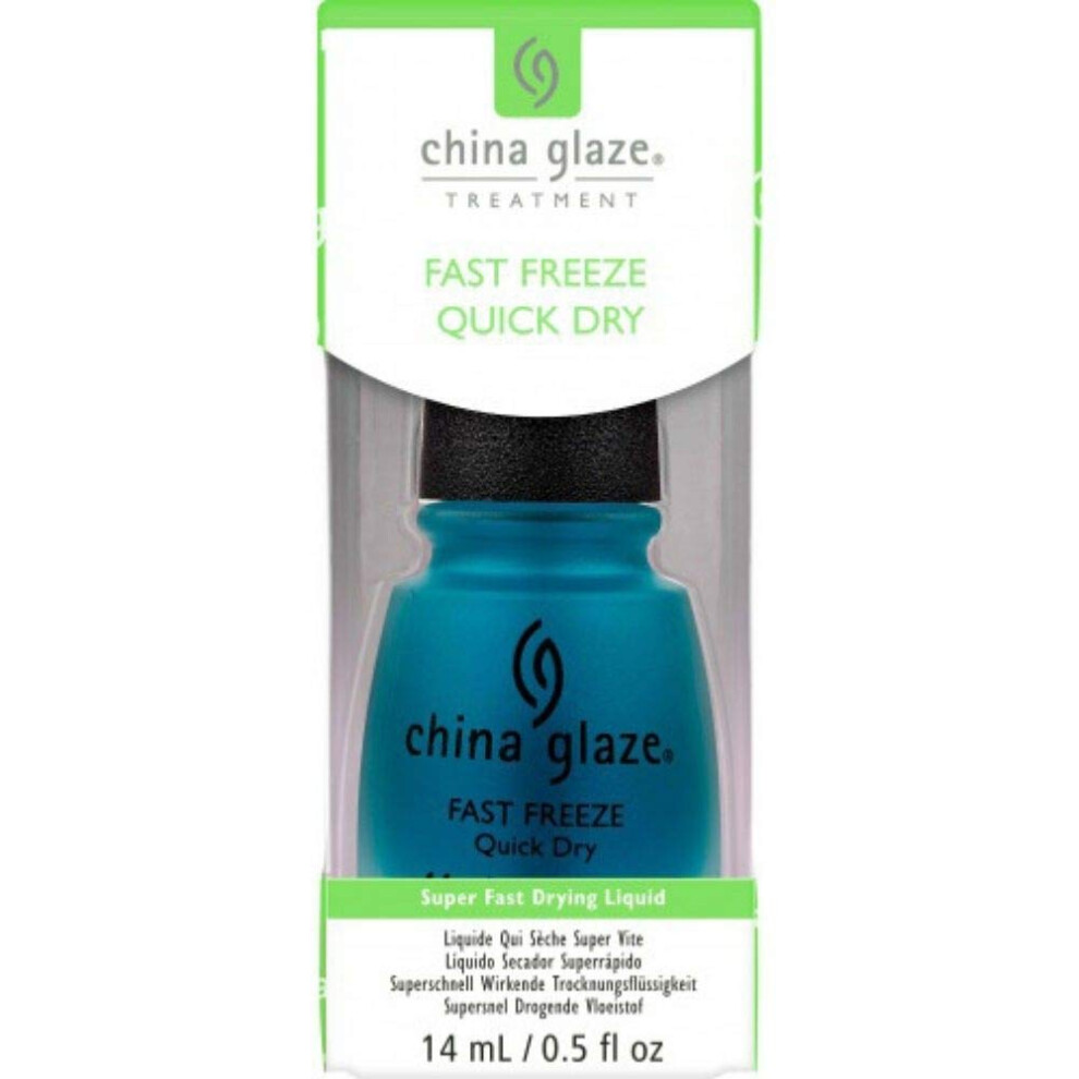 Francesco Smalto China Glaze Fast Freeze Quick Dry Nail Polish 0.5 Ounce