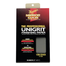 Meguiar's S1225 Mirror Glaze 12 Grit Unigrit Finishing Paper - 25 ark
