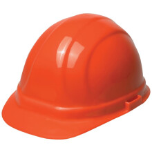 ERB 19133 Schutzhelm im Omega II-Kappenstil mit Schiebeverschluss, orange, mittelgro