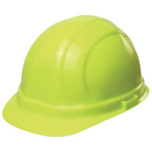 ERB 19990 Omega II Schutzhelm im Cap-Stil mit Mega-Ratsche, fluoreszierendes Limettengrn, mittelgro