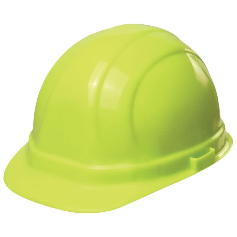 Erb 19990 Casco Di Sicurezza Omega Ii Cap Style Con Cricchetto Mega Lime Fluorescente Medio-image