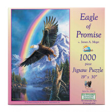 SUNSOUT INC  Eagle of Promise  1000-teiliges Puzzle von Knstler: James Meger  fertige Gre 19 x 30 Zoll  MPN-Nr. 28472