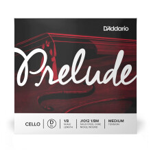 D'Addario Prelude Cello Single D String 1/8 Scale Medium Tension