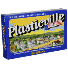 Bachmann Trains - EDIFICI PLASTICVILLE USA - KIT CLASSICI - CASA SU PIANI DIFFERENTI - Scala HO