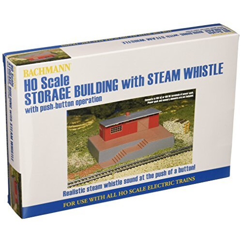 BACHMANN Bachmann Trains - Edificio de Almacenamiento con Sonido de Silbato de Vapor - Escala HO,46209 1