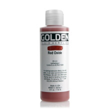Tinta Acrílica - GOLDEN - Vermelho Óxido - 119ml - Alta Resistência - Flexibilidade
