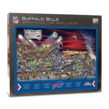 YouTheFan NFL Buffalo Bills Joe Journeyman-puslespil - 500-delt holdfarve 18 x 24 - F?rdig puslespilst?rrelse