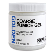 Gel de Pómez Grueso Golden Acryl de 8 Oz