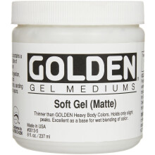 Golden Soft Matte Gel Medium-8 ounce