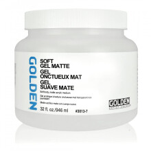 Goldenes Acrylmedium, 32 Oz, weiches Gel, matt
