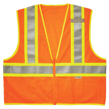 Ergodyne Safety L/Xl Klasse 2 Zweifarbige Netzweste Orange Large-4X-Large US