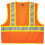 Ergodyne Ασφαλείας L/Xl Class 2 Δίχρωμο Γιλέκο, Πορτοκαλί, Large-4X-Large ΗΠΑ 2