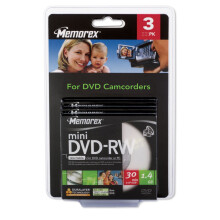 Memorex 30 min./1.4 GB Mini DVD-RW (3-pachet)