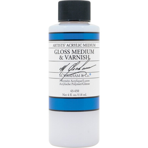 M. Graham 4-Ounce Ακρυλικό Μέσο, Γυαλιστερό