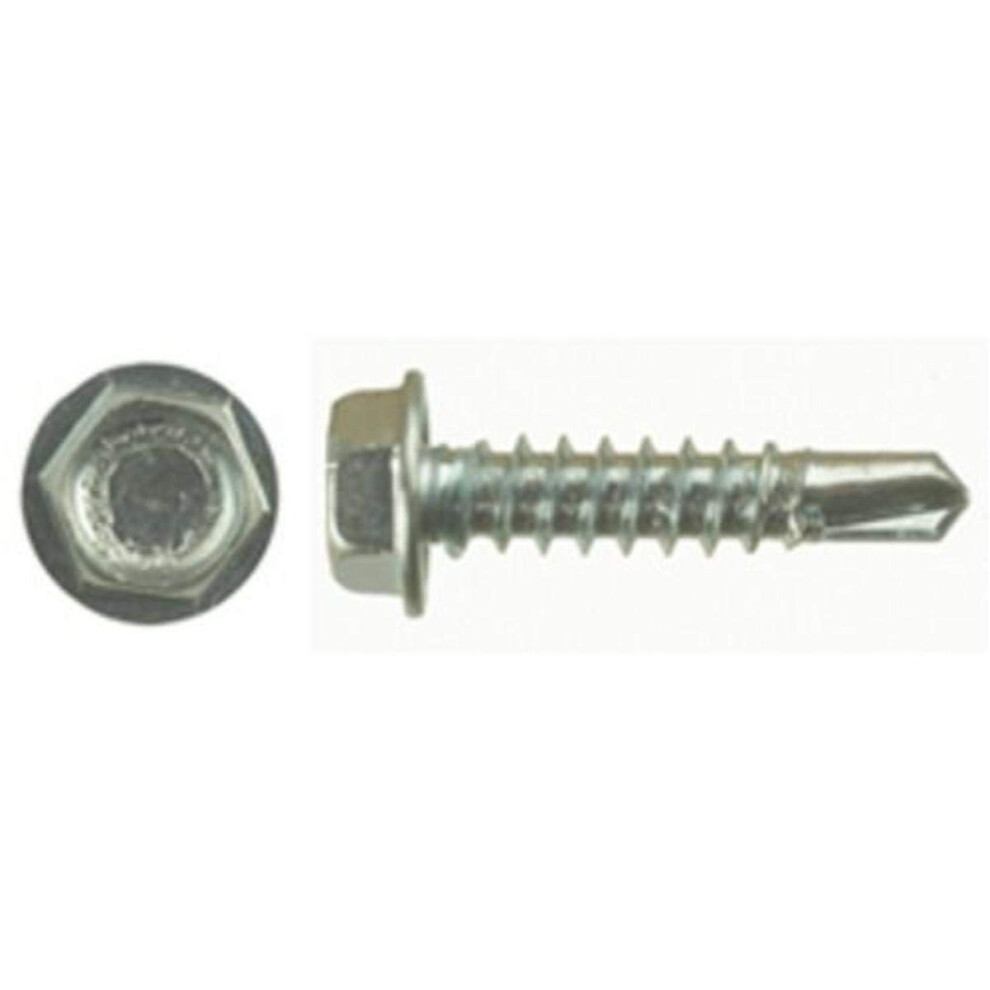 Ap Products 012-Dp500 8 X 3/4 Zinc Plated 8X3/4 Self Tapping Hex Head Screw (500 Piece) 670567102716