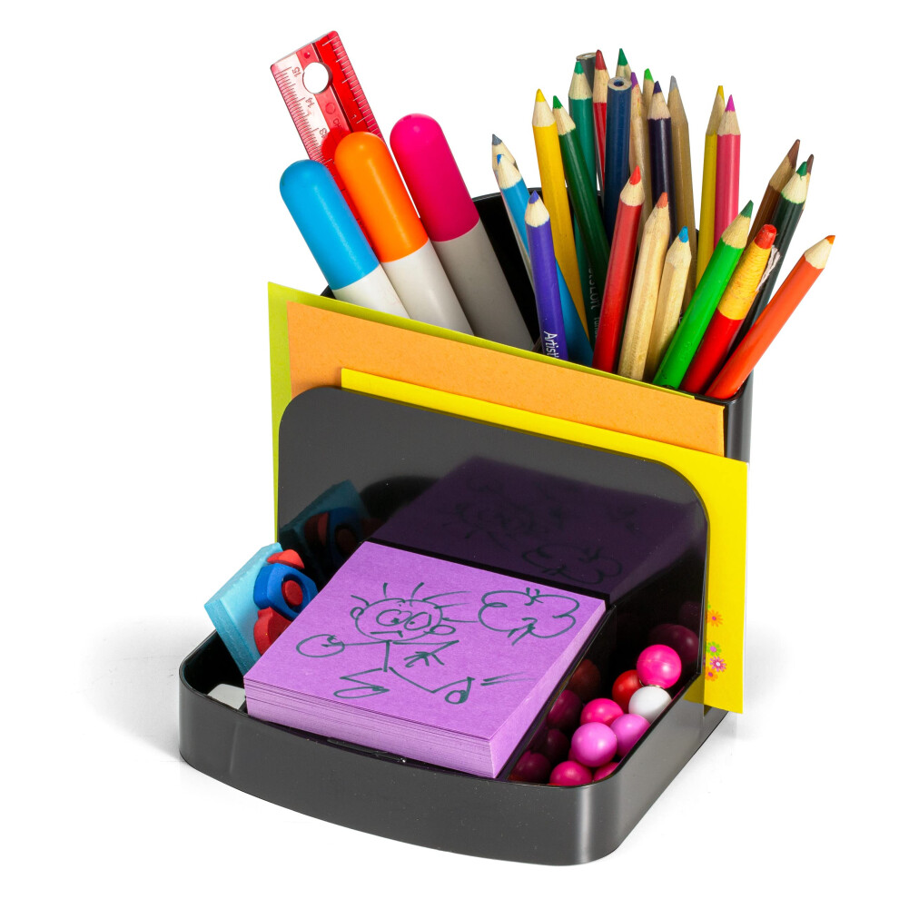 Organiseur De Bureau De Luxe Officemate Noir 1 Organiseur (21552)-image