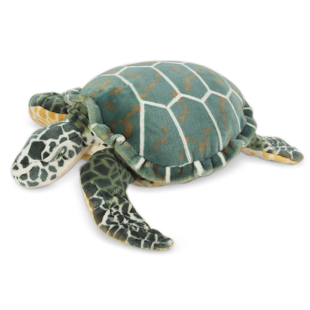 Tortue de mer g?ante Melissa & Doug ? Animal en peluche r?aliste