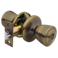 Yale 700RT-C5-4 Security Barricade Tulip Entry Knob  Antique Brass