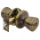 Yale 700RT-C5-4 Security Barricade Tulip Entry Knob  Antique Brass 1