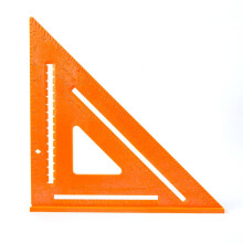 Swanson Tool Co. Inc Swanson Tool Co T0701 12 Zoll orangefarbenes Composite-Speedlite-Speed-Square-Layout-Werkzeug aus schlagfestem Polystyrol