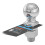 Curt 40037 Chrome Trailer Hitch Ball 7 500 lbs de 2 polegadas de di   metro 1 x 2-1/8 polegadas haste 4