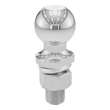 Curt 40038 Chrome Trailer Hitch Ball 12 000 lbs 2-tommer diameter 1 x 2-1/4-tommer skaft