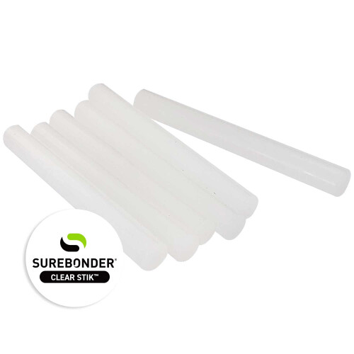 Surebonder 725R54 Κόλλα Σιλικόνης 4" Διαφανής - 5 lb κουτί 1