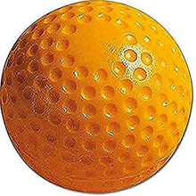 MacGregor Dimpled Baseballs -pallot, keltaiset, 9 tuumaa (yksi tusina)