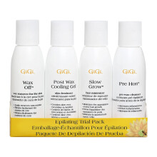 GiGi Pack de Prueba de Epilación - Tratamientos Pre y Post-Cera, 2 oz cada uno