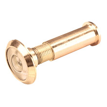 Judas de porte Prime-Line U 9892, al?sage de 1/2 po, 180 degr?s, laiton massif, finition brillante, 180 degr?s