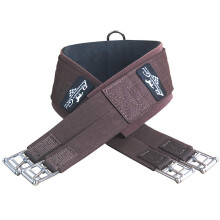 PROFESSIONALS CHOICE Equine SMX Engelsk Gurt (Storlek 42-Inch, Brun)