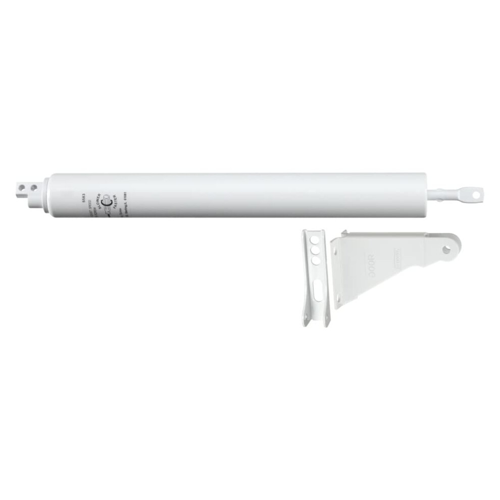 Ferme-porte moustiquaire et anti-temp?te National Hardware N213-207 V1333 en blanc