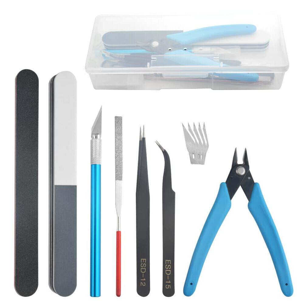 Maxpower Professional 8 Pcs Gundam Model Tools Kit Modeler Basic Tools Craft Set Hobby Building Tools Kit For