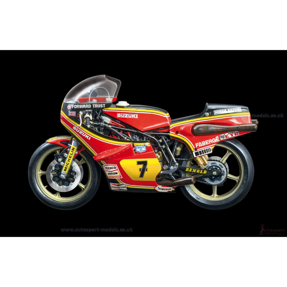 Maxpower 1/9 1978 Suzuki Rg 500 Xr27 Texaco Team Heron Barry Sheen Model Kit